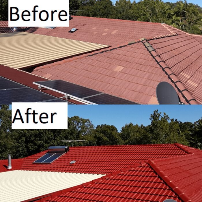 Before and after work Au roofing images